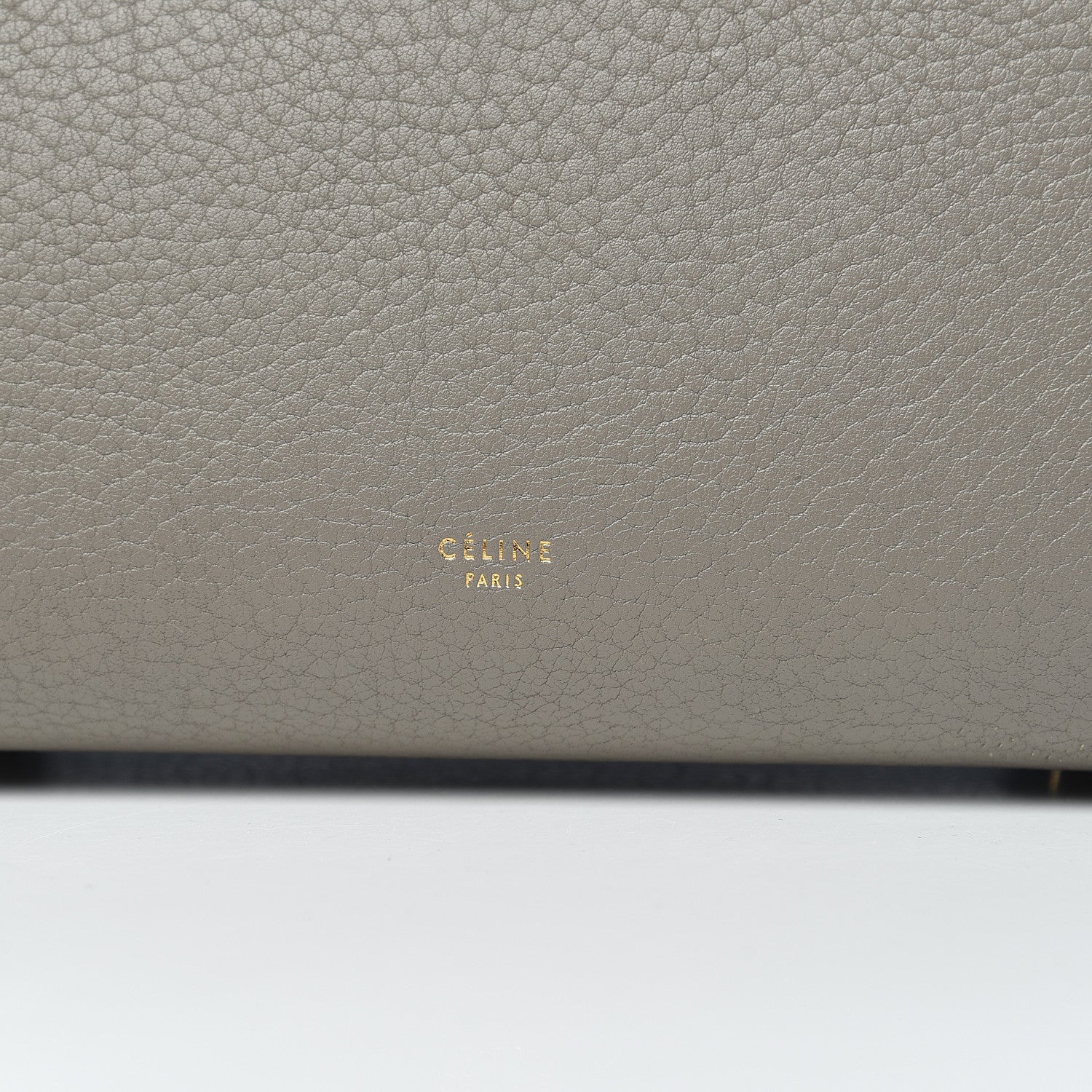 Celine Crisped Calfskin Mini Tie Knot Tote Medium Grey 14 of 15
