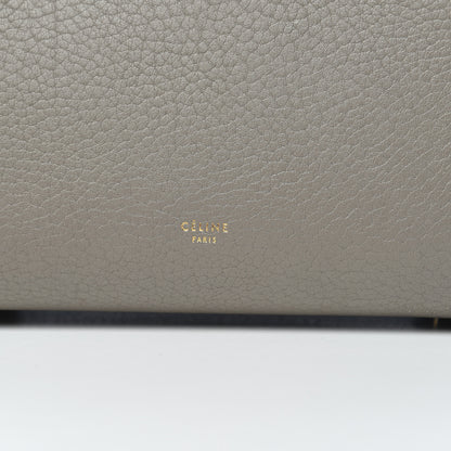 Celine Crisped Calfskin Mini Tie Knot Tote Medium Grey 14 of 15