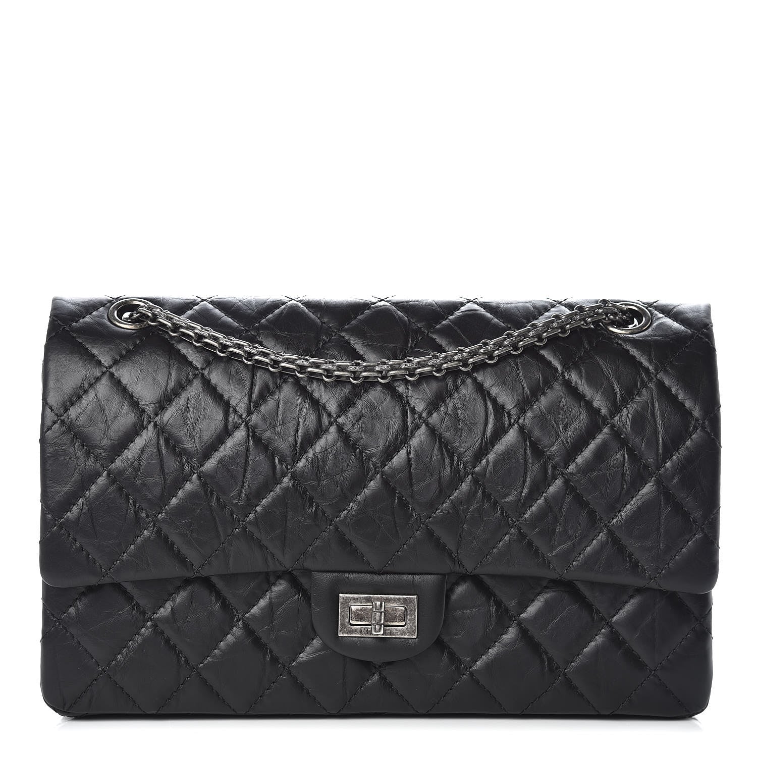 Chanel Aged Calfskin Quilted 2.55 Reissue 226 Flap Black 1 of 10