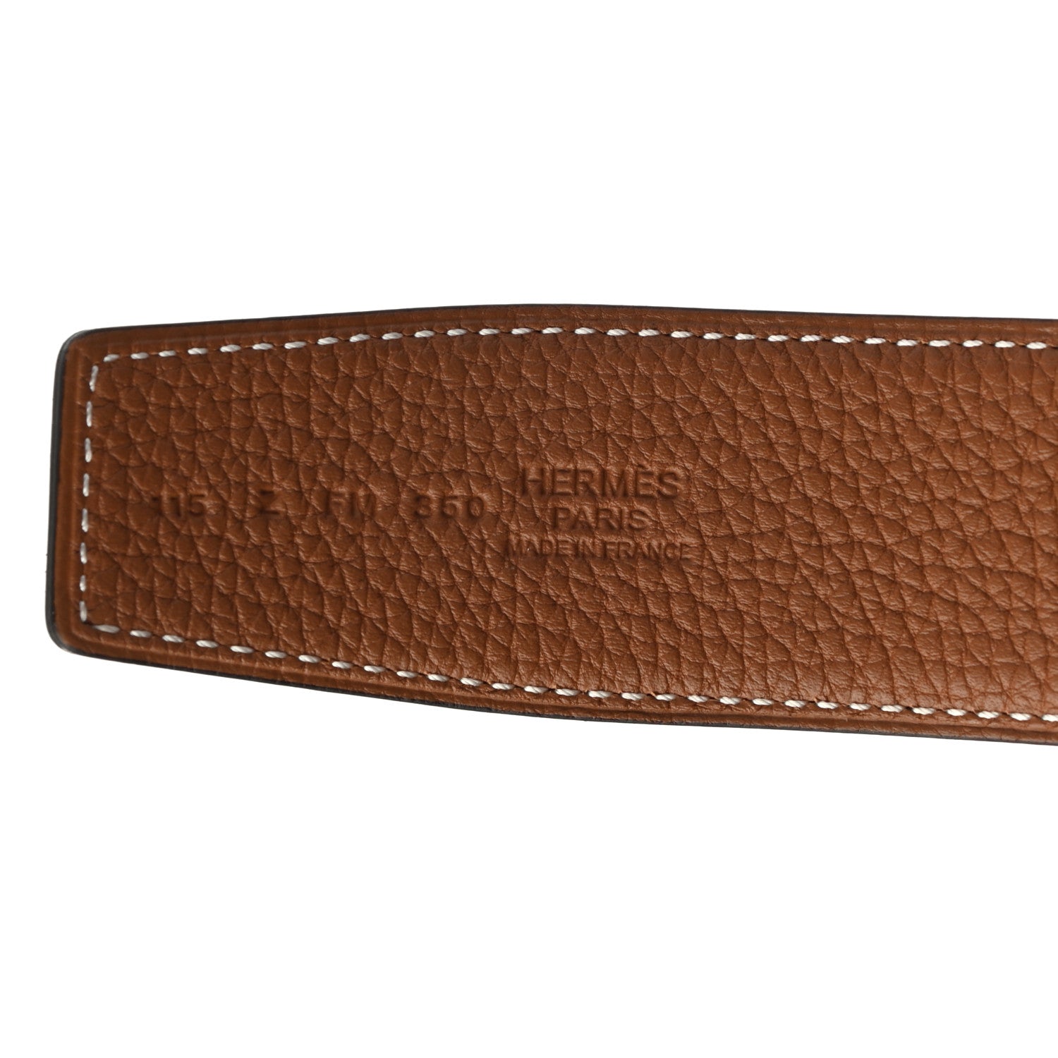 Hermes Swift Togo 42mm Constance H Belt 115 Black Gold 5 of 5