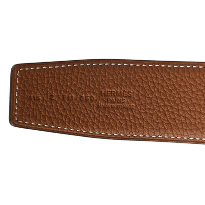 Hermes Swift Togo 42mm Constance H Belt 115 Black Gold 5 of 5