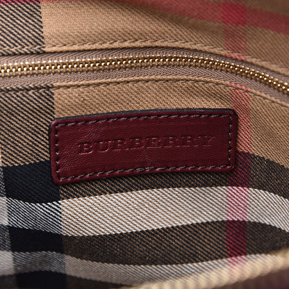 Burberry Calfskin Small Orchard Bowling Bag Burgundy Red 6 of 15