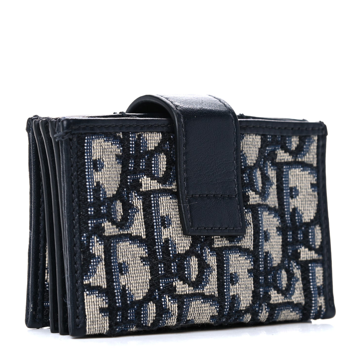Oblique 30 Montaigne Gusseted 5 Card Holder Blue