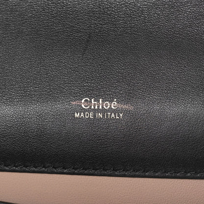 Chloe Calfskin Crocodile Embossed Aby Chain Shoulder Bag Black 6 of 8