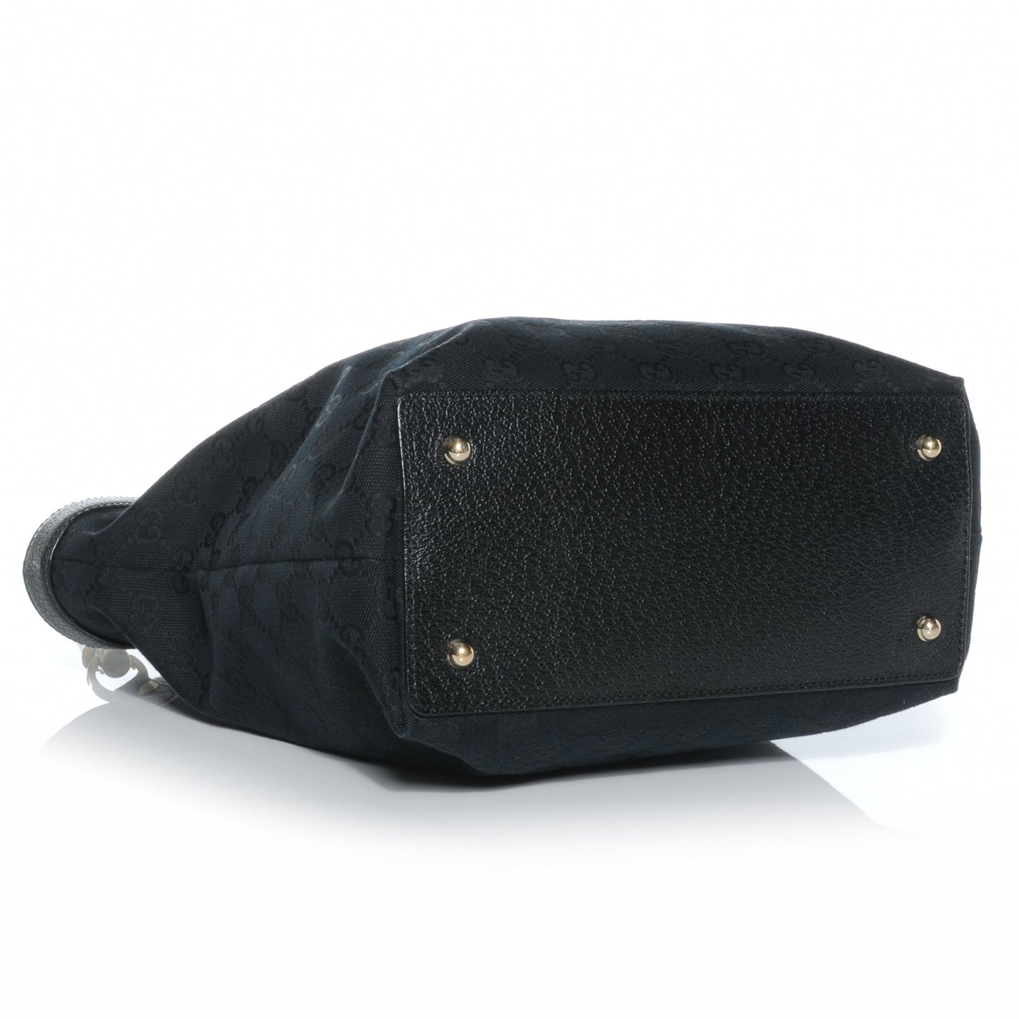 Monogram Bamboo Handle Bag Black
