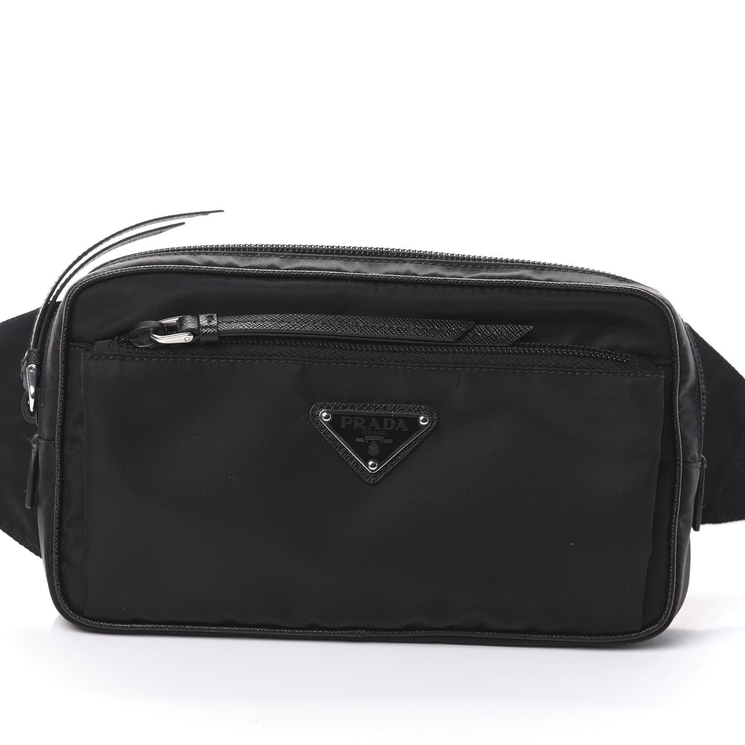 Prada Tessuto Nylon Belt Bag Black 7 of 9
