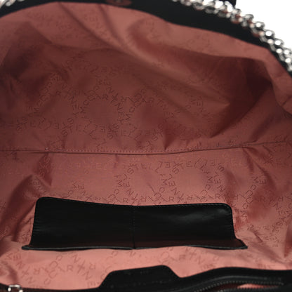 Stella McCartney Shaggy Deer Falabella East West Shopper Tote Black 5 of 10