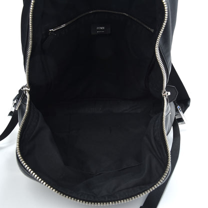 Fendi Calfskin Faces Backpack Black 4 of 12