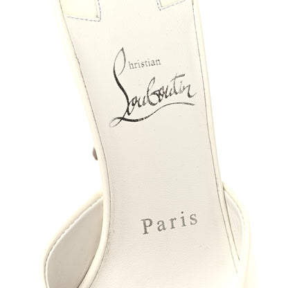 Christian Louboutin Patent Me Dolly 100 Sandals 37 White 8 of 8