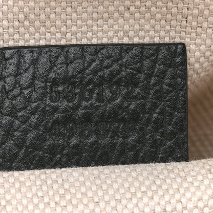 Gucci Pebbled Calfskin Soho Chain Backpack Black 7 of 15