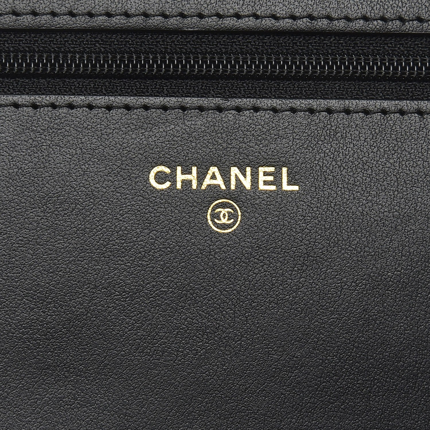 Chanel Caviar Chevron Quilted Boy Wallet On Chain WOC Black 6 of 9