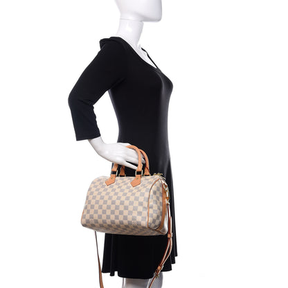 Louis Vuitton Damier Azur Speedy Bandouliere 25 2 of 17