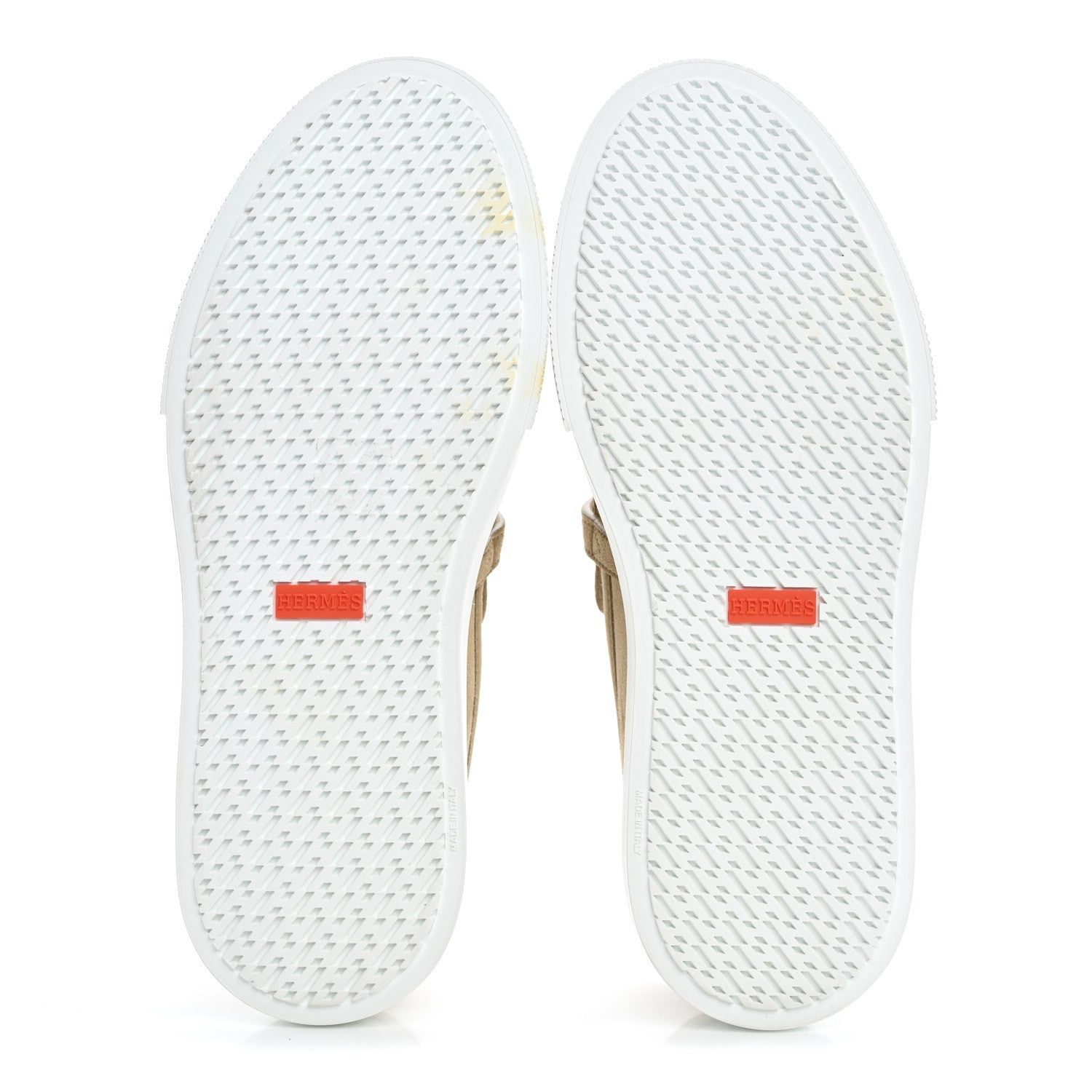 Hermes Suede Goatskin Game Slip On Sneakers 38 Beige Lin 6 of 10
