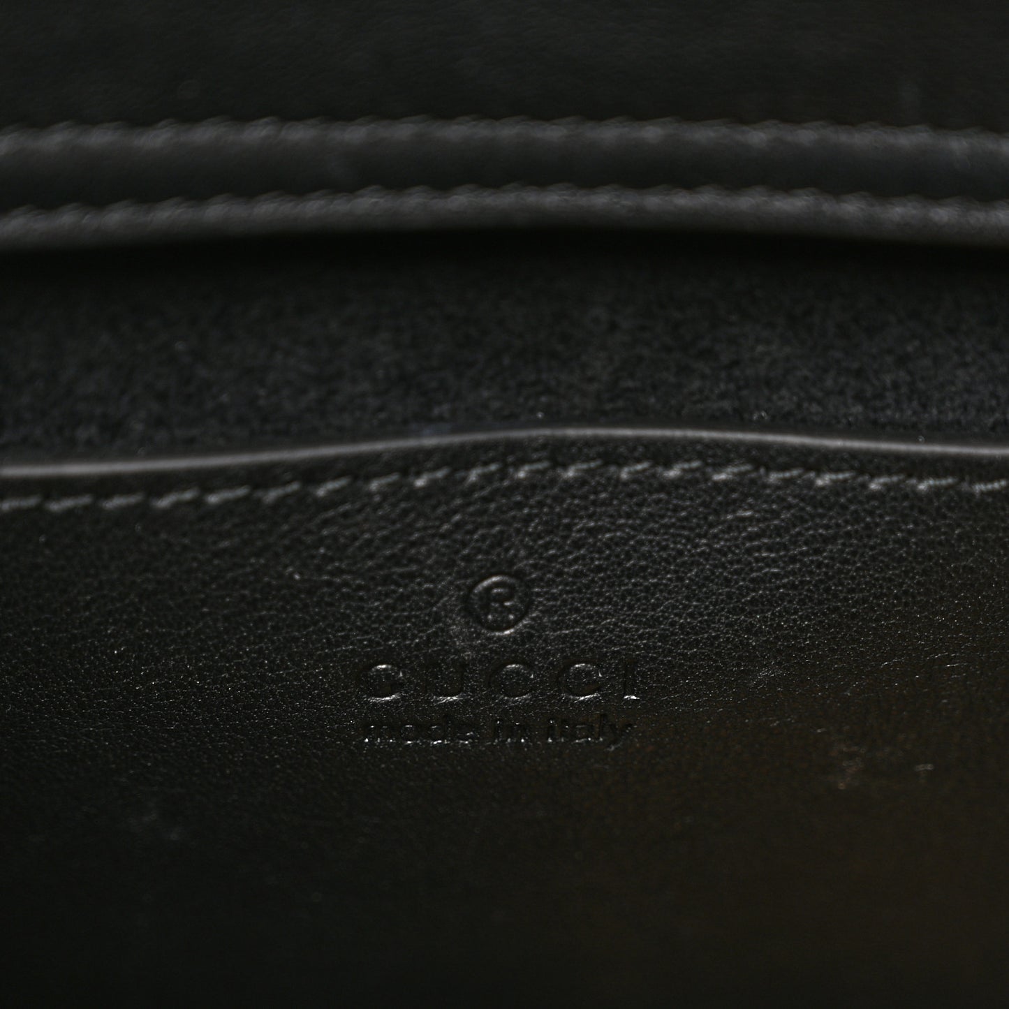 New Canvas Charisma Calfskin Crystal GG Monogram Mini Diana Tote Black