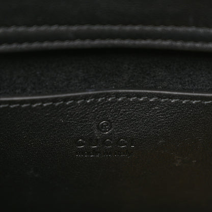 Gucci New Canvas Charisma Calfskin Crystal GG Monogram Mini Diana Tote Black 6 of 9