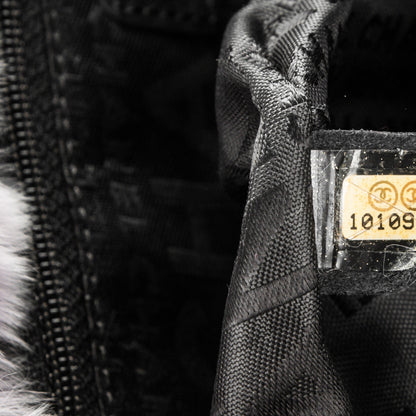 Chanel Rabbit Fur Tweed Lizard Small Fantasy Flap Lilac 7 of 7