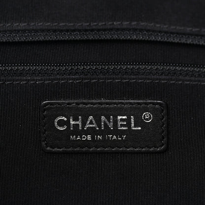 Chanel Lambskin Quilted Shopping Tote Black 6 of 10