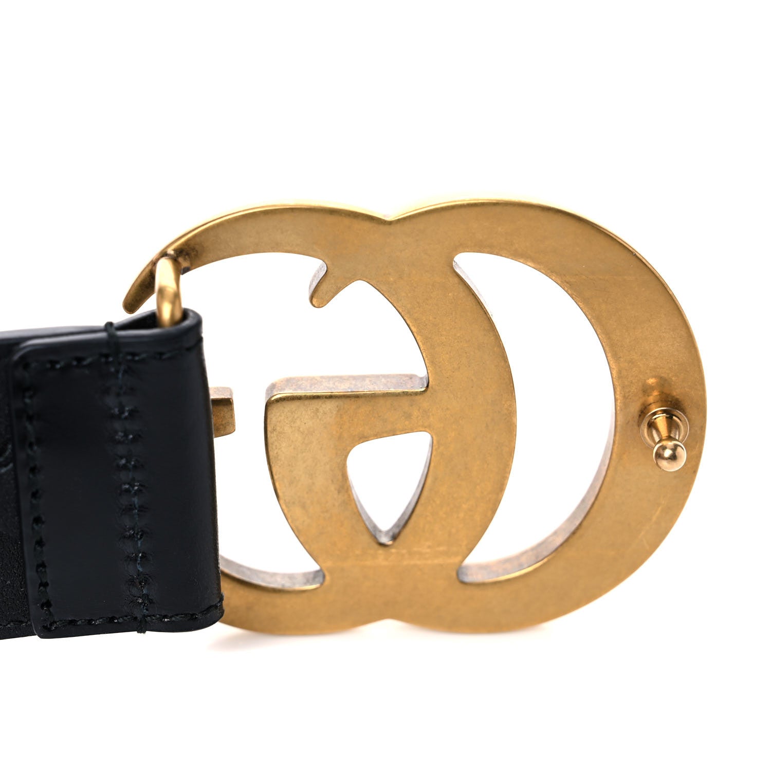 Gucci Nylon Calfskin Double G Web 40mm Belt 90 36 Blue Red Black 6 of 7