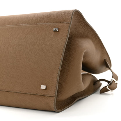 The Row Matte Grained Calfskin Soft Margaux 15 Taupe 9 of 10