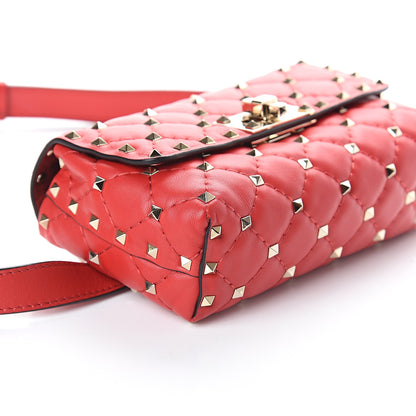 Valentino Garavani Nappa Rockstud Spike Belt Bag Rouge Pur 7 of 8