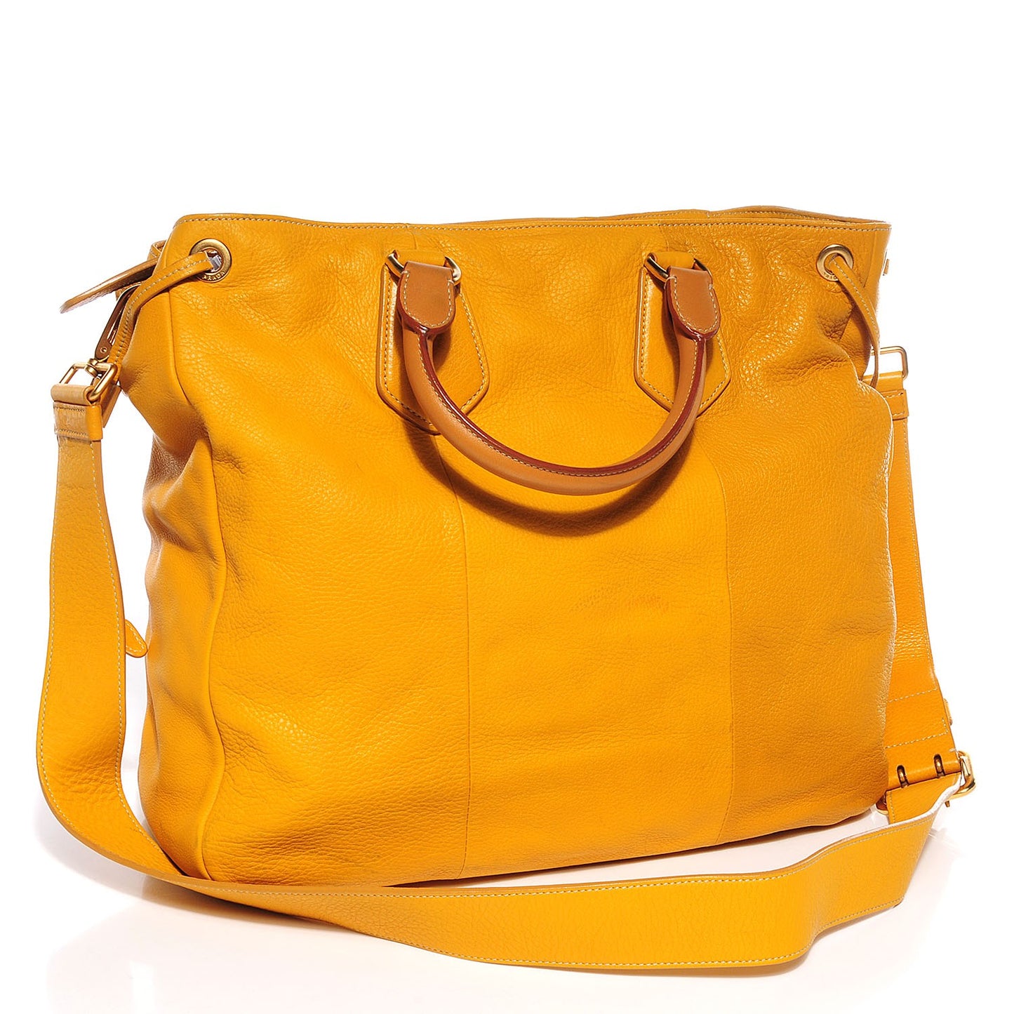 Vitello Daino Crossbody Bag Ocra