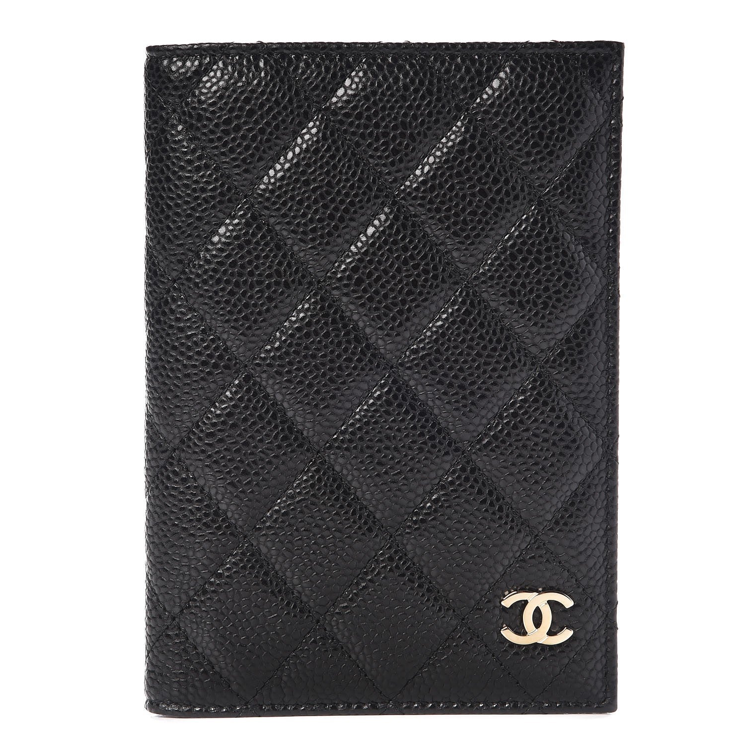 Chanel Caviar Quilted Passport Holder Black 1 of 8
