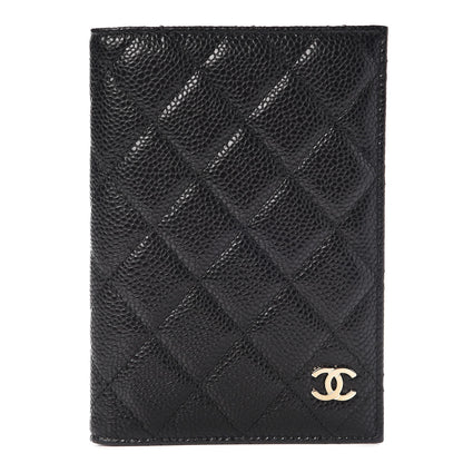 Chanel Caviar Quilted Passport Holder Black 1 of 8