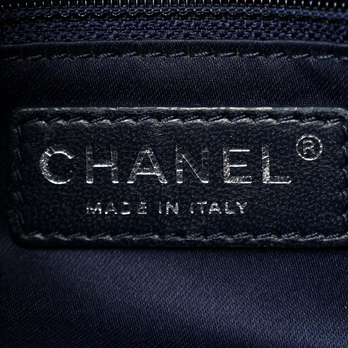 Lambskin Quilted Medium By 4 Flap Navy