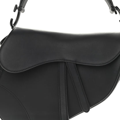 Christian Dior Ultra Matte Calfskin Saddle Bag Black 8 of 12