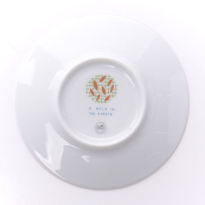 Hermes Porcelain A Walk In The Garden Tea Cup And Saucer Set Of 2 8 of 9