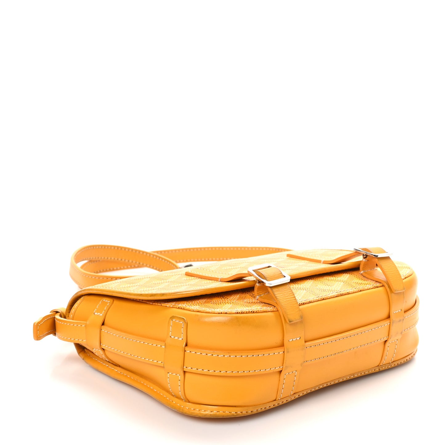 Goyardine Belvedere PM Messenger Bag Yellow