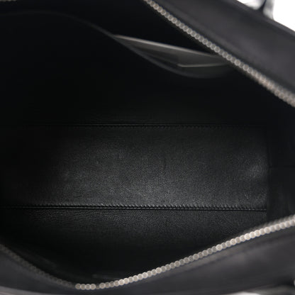 The Row Polished Saddle Calfskin Agnes 12 Black 9 of 17