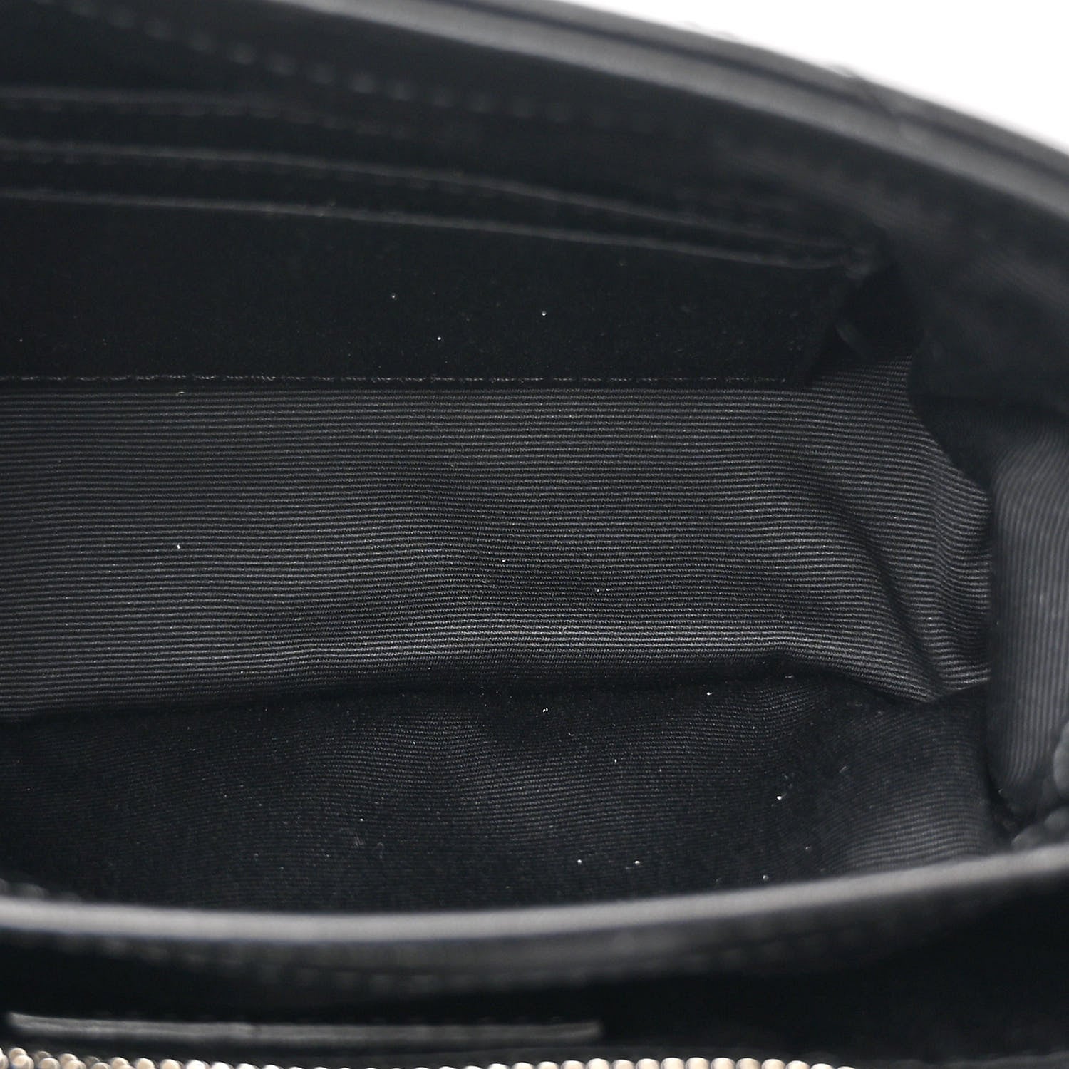 Saint Laurent Calfskin Y Quilted Monogram Toy Loulou Crossbody Bag Black 5 of 11