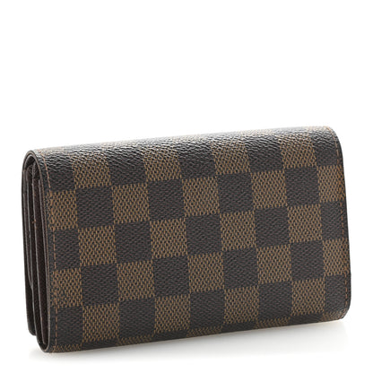 Louis Vuitton Damier Ebene Porte-Monnaie Billets Tresor Wallet 3 of 12