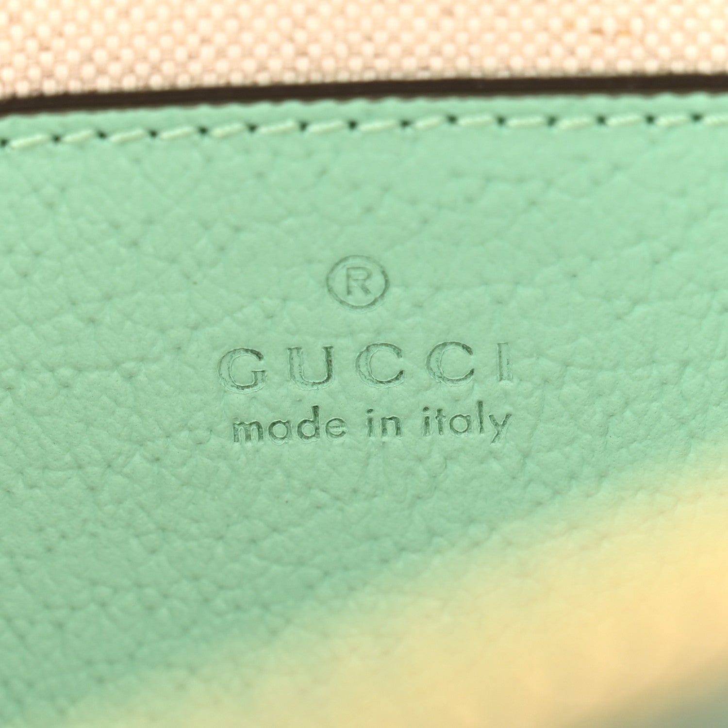 Gucci Monogram Jumbo GG Textured Dollar Calfskin Small Ophidia Dome Shoulder Bag Beige Pepperlight Mint 5 of 9