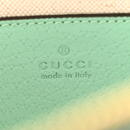 Gucci Monogram Jumbo GG Textured Dollar Calfskin Small Ophidia Dome Shoulder Bag Beige Pepperlight Mint 5 of 9