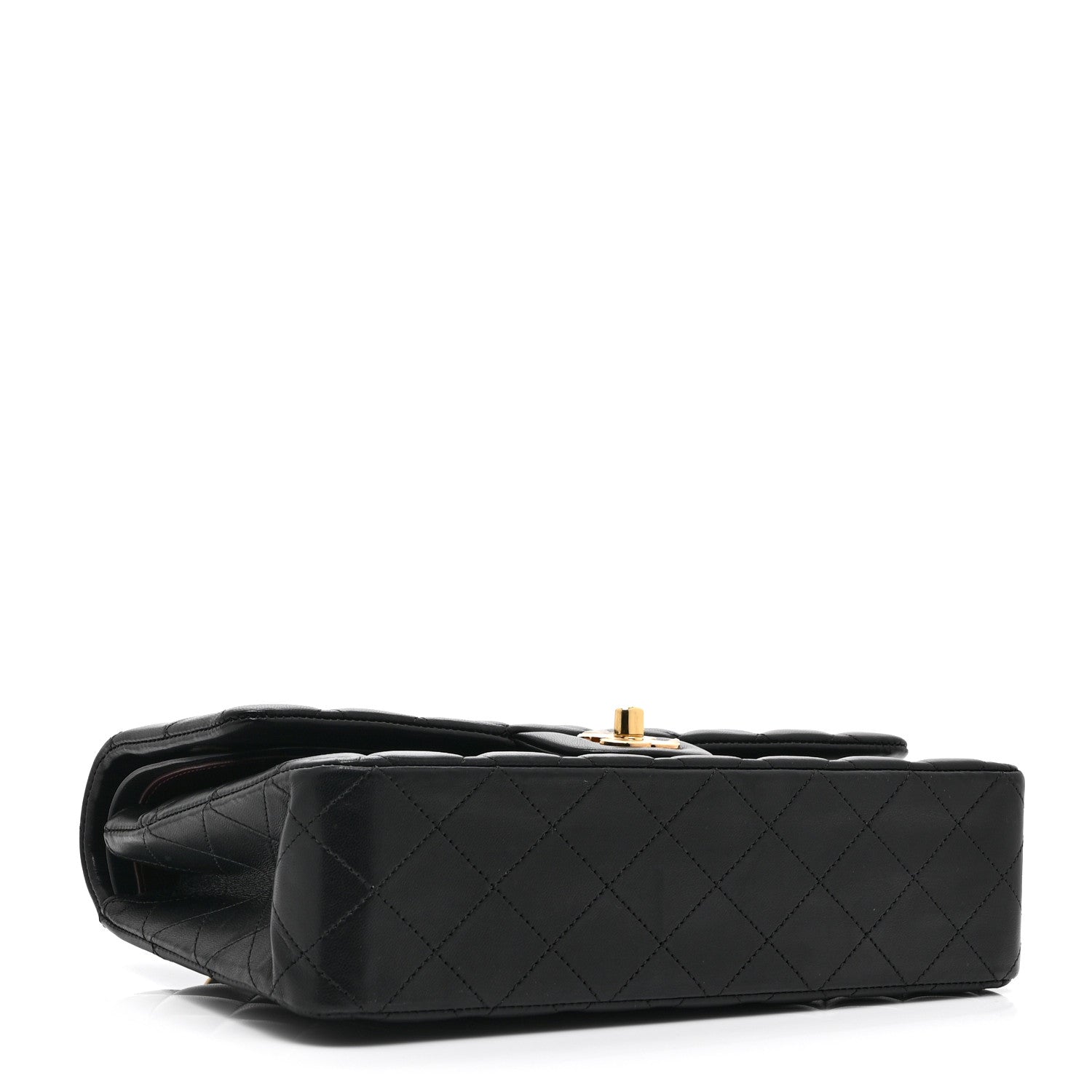 Chanel Lambskin Quilted Medium Double Flap Black 4 of 10