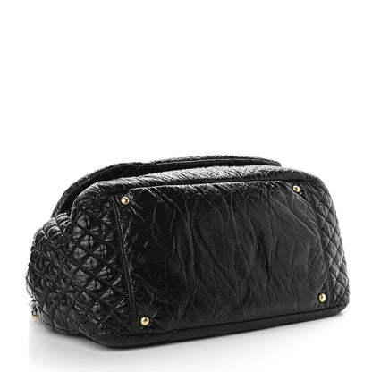 Chanel Vinyl XL Rock and Chain Flap Black 4 of 10