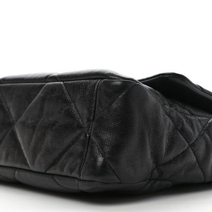 Chanel Lambskin Quilted Large Chanel 19 Flap Black 9 of 11