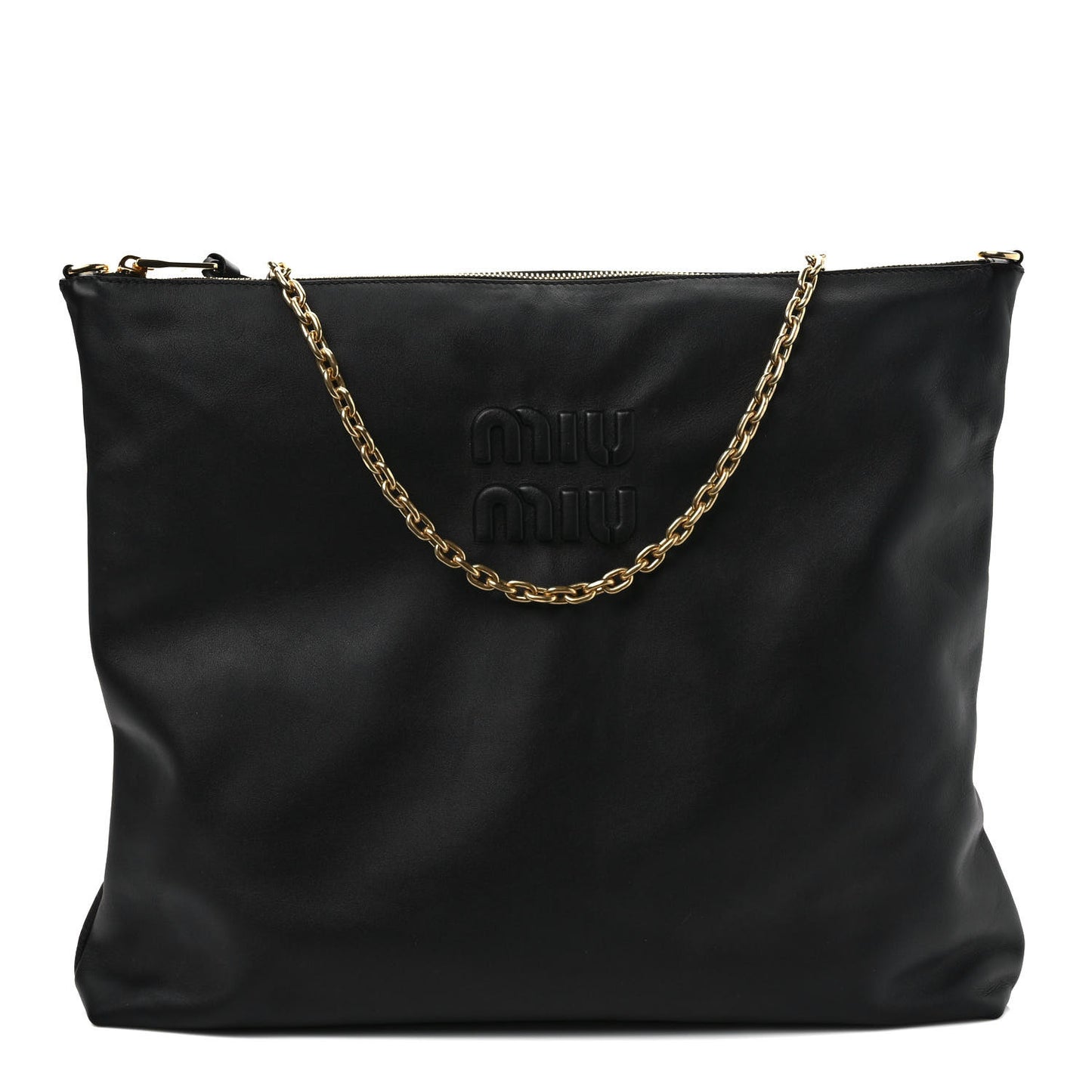 Soft Calf Softy Shoulder Bag Black