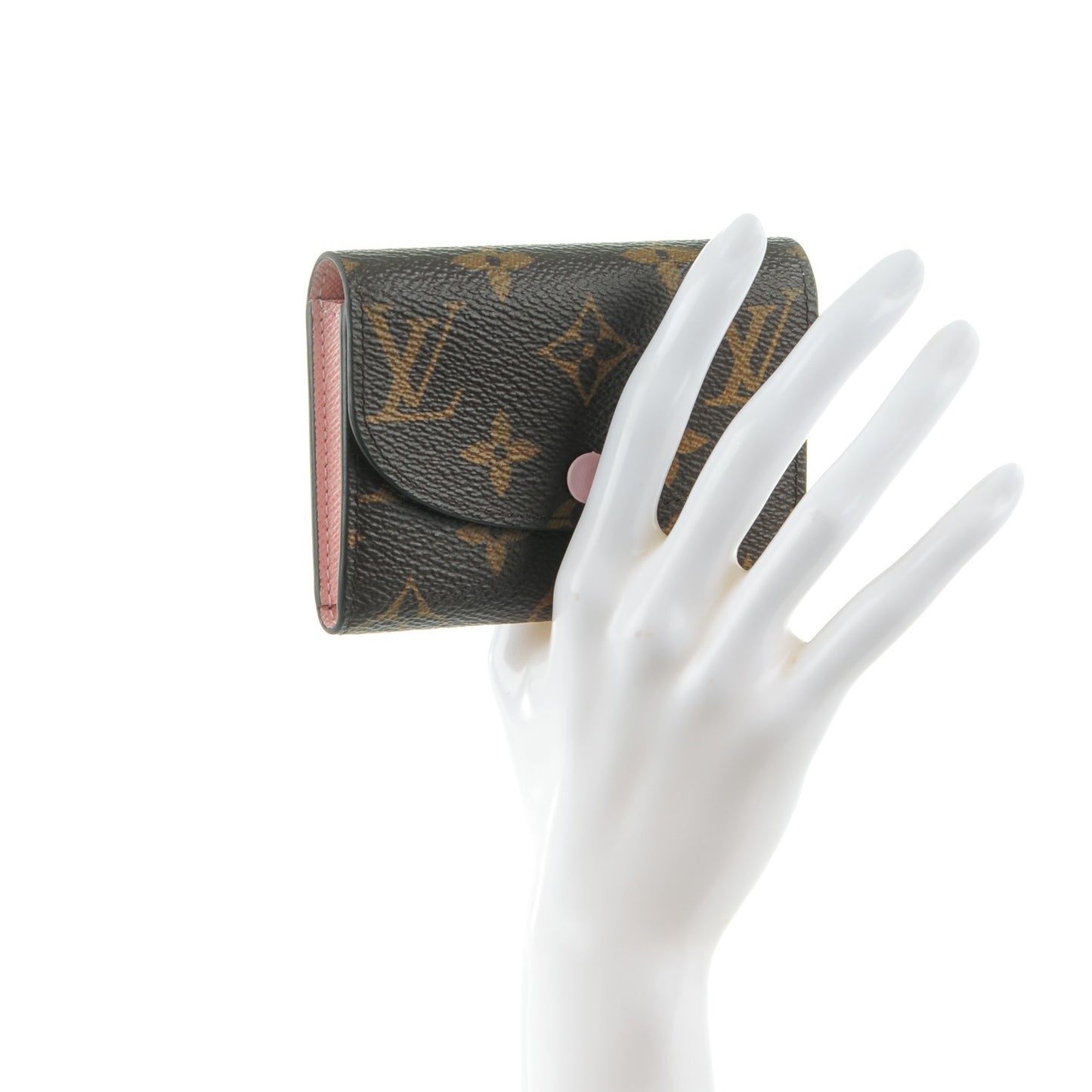 Monogram Rosalie Coin Purse Rose Ballerine