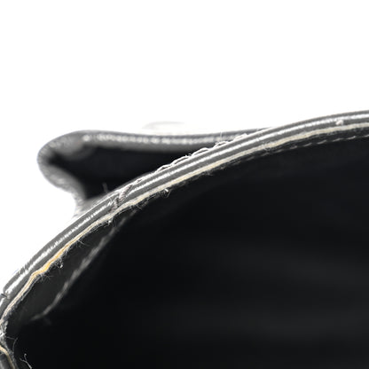 Saint Laurent Crinkled Calfskin Matelasse Monogram Baby Niki Chain Satchel Storm 11 of 13