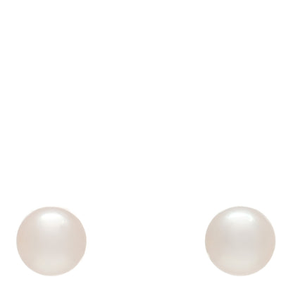 Mikimoto 18K Yellow Gold Akoya Pearl 7.5-8mm Stud Earrings 1 of 4