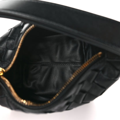 Bottega Veneta Calfskin Nappa Intrecciato Candy Wallace Black 5 of 8