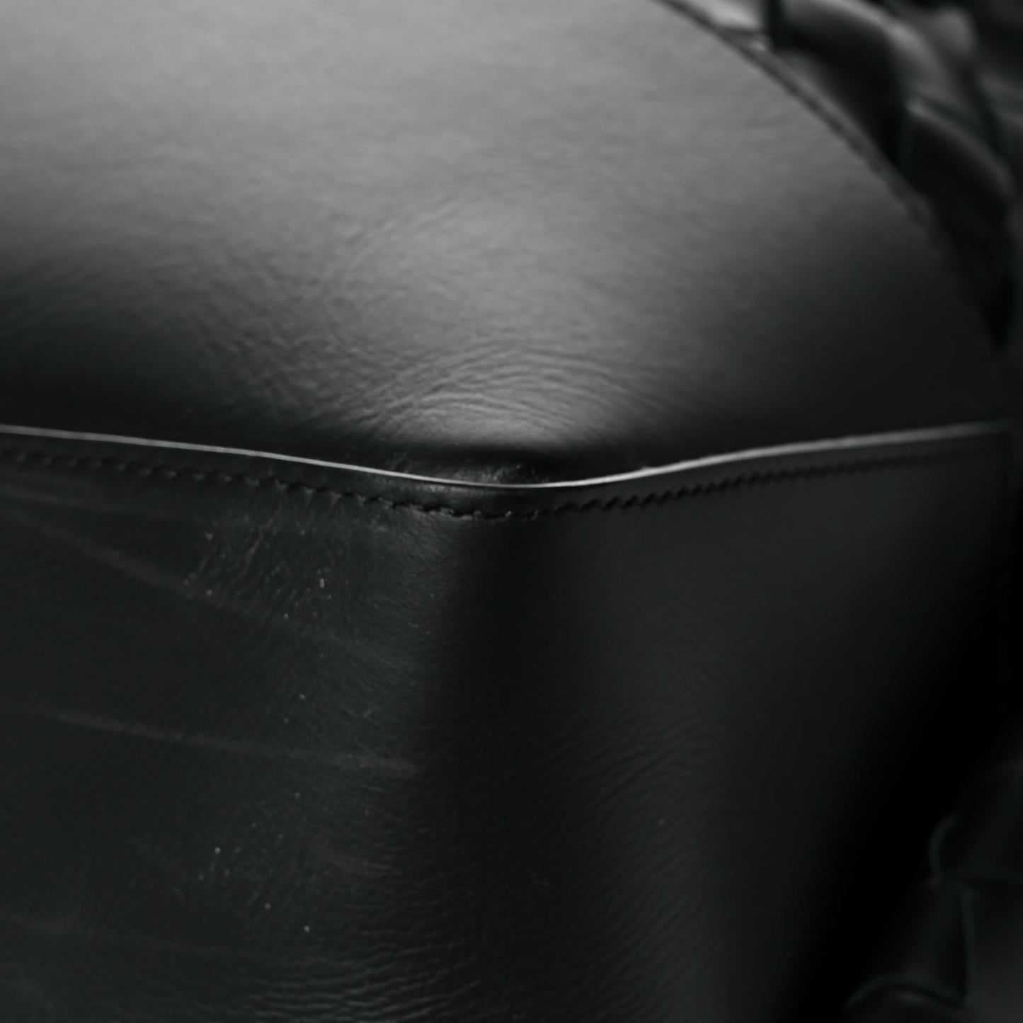 Nappa Intrecciato Maxi Convertible Tote Black