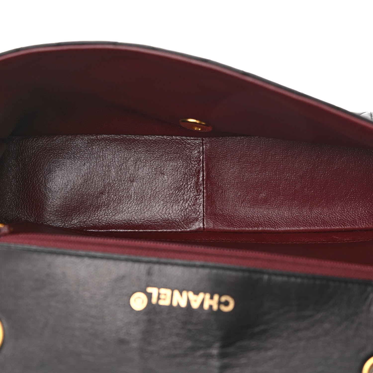 Chanel Lambskin Quilted Medium Single Flap Black 4 of 9