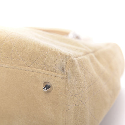 Christian Dior Suede Cannage Medium Lady Dior Beige 10 of 16