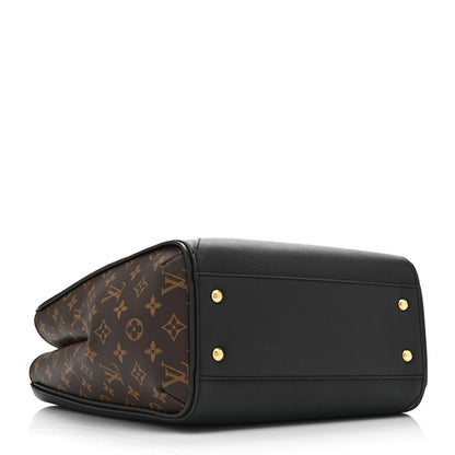 Louis Vuitton Calfskin Monogram Kimono Tote Black 4 of 10