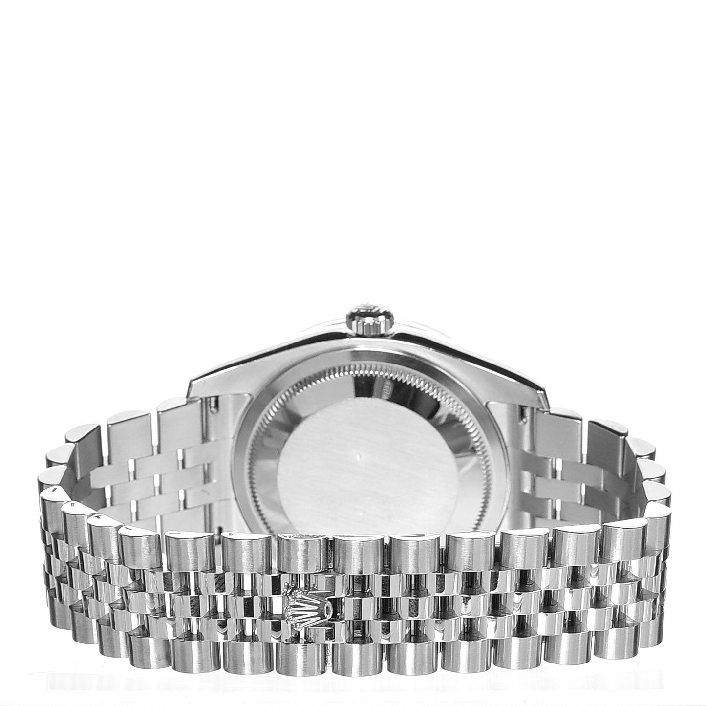 Stainless Steel 18K White Gold 36mm Oyster Perpetual Datejust Watch Pink Flowers 116234