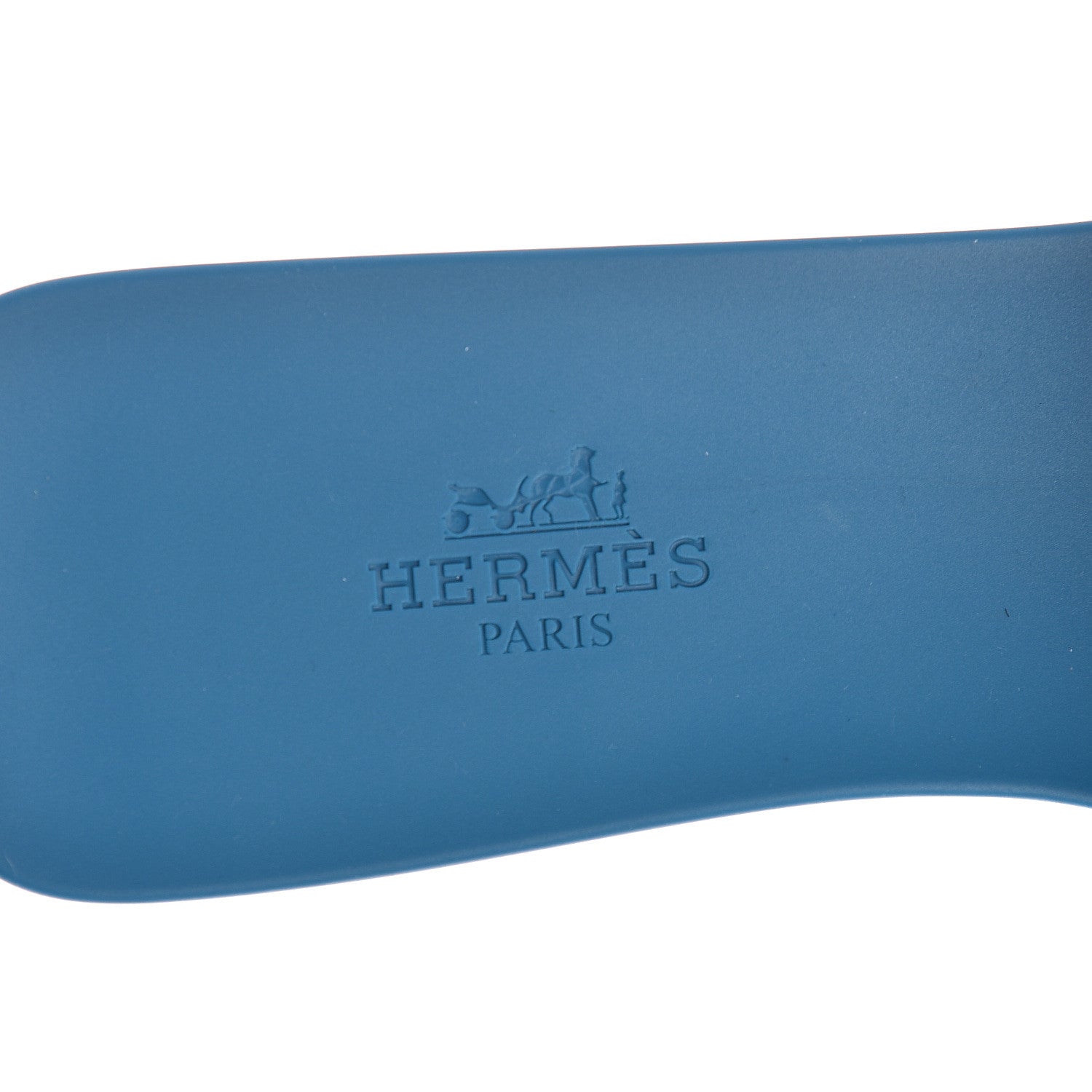 Hermes Rubber Aloha Sandals 36 Bleu Vif 7 of 8